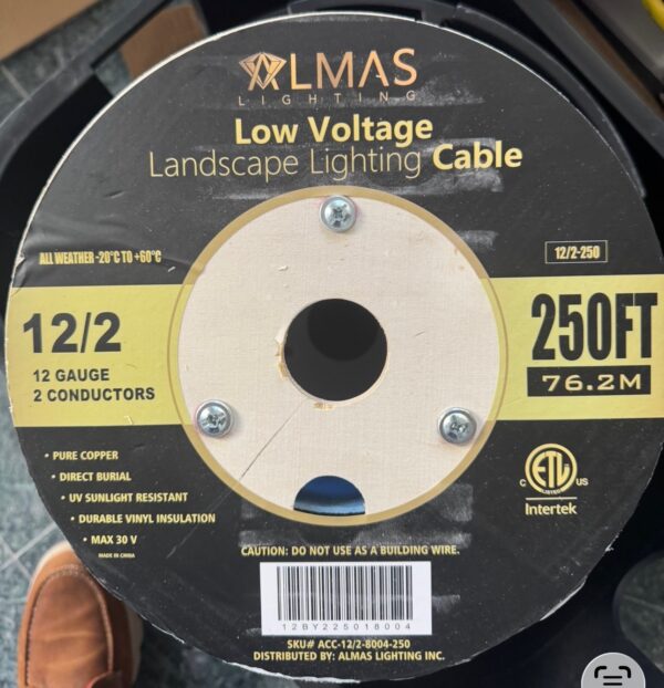 12/2 500' Low Voltage Landscape Lighting Cable